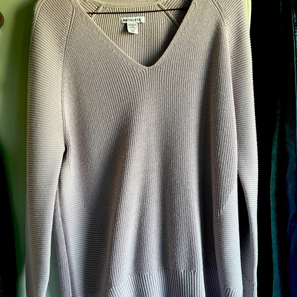 Athleta Hanover V-neck sweater XXS